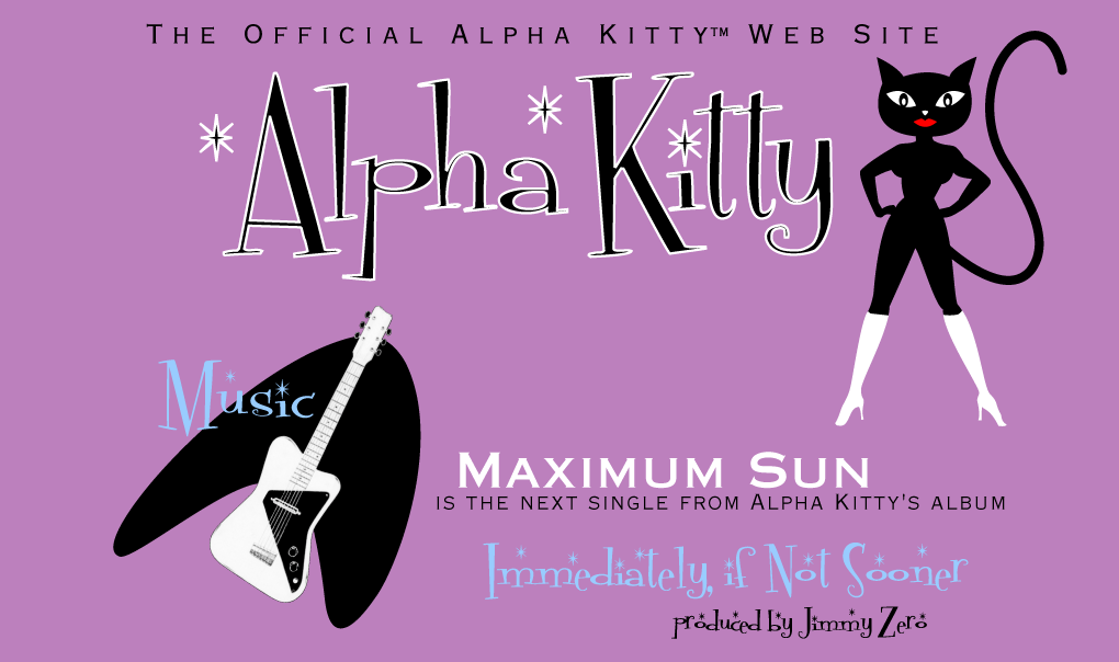 Alpha Kitty Home Page Music Header